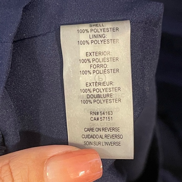 Karl Lagerfeld Dark Blue Fringe Embellished Shift Dress - Picture 6 of 6